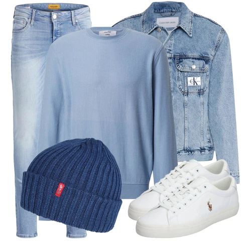 Grau Schuh Sneaker/Leder Sneaker Polo Ralph Lauren kombinieren
