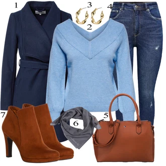 Zimske Outfiti mit Rdeča Torba za čez ramo Tom Tailor "Priložnostna oblačila"