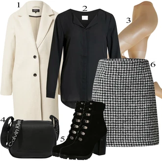 Outfit s Černá Kozačka Ted Baker "Elegantní vzhled"