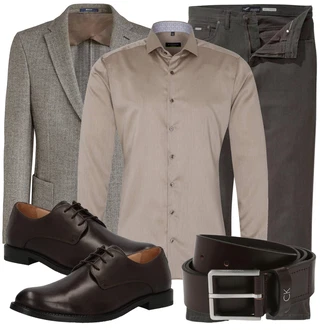 Business Outfits mit Grau Große Größe "Büro Outfit"
