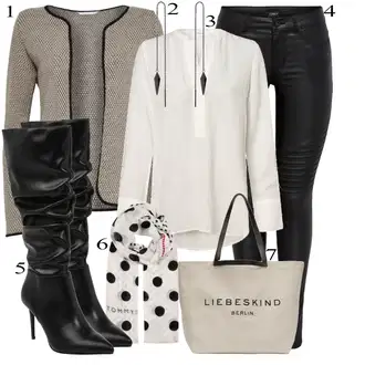 Outfit sa Crna Čizmica forever new "Savršen za posao"