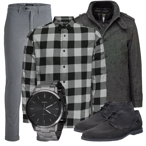 Grau Casual Hemd Only & Sons kombinieren