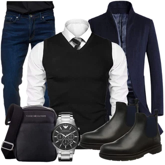 Outfit mit Pullunder iClosam "Business Outfit"