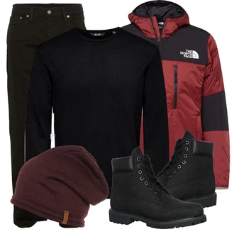 Outfit mit Rot SommerJacke The North Face "Cool für die Freizeit"