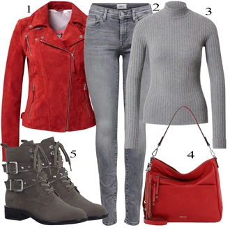 outfit mit Črna Škorenj Tamaris "Priložnostna oblačila"