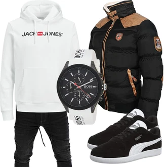 Sport Outfits mit Grau Puma "Cooles Outfit"
