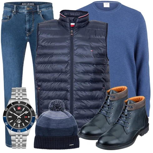 Blau/Türkis Jeans MAC kombinieren