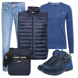 Winter Outfits mit Grau/Weiß Jeans MAC "Cooles Winter Outfit"
