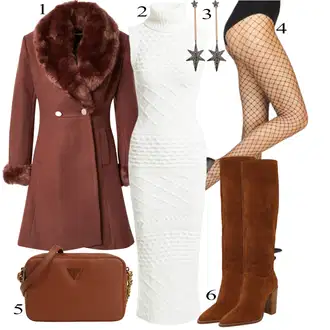 Outfit sa Crvena forever new "Savršen za zimu"