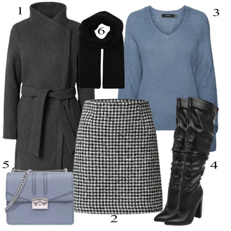 Outfit sa Crna Traper Jakna VERO MODA "Savršen za zimu"