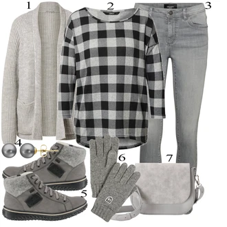 Outfit s Pastelové barvy/Šedá Drykorn "Cool každodenní outfit"