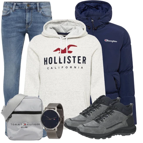 Weiß/Blau Hose Only & Sons kombinieren