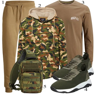 outfit mit Modra/Zelena Torba Brandit "Priložnostna oblačila"