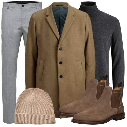 Schwarz Strickjacke Jack & Jones kombinieren