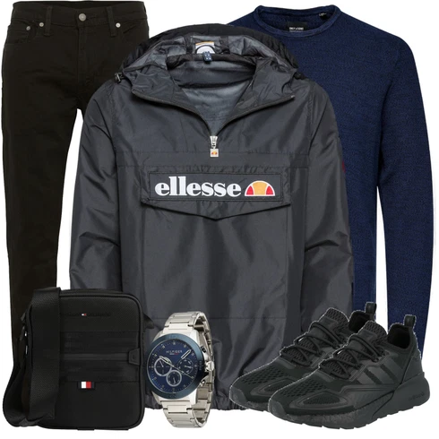 Schwarz Hose levi's kombinieren