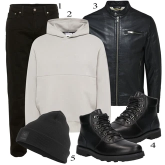 outfit mit Črna Škorenj Timberland "Športna oblačila"