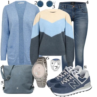 Outfit s Šedá Běžecká bota/Zimní bota/Nízká Teniska/Nízká bota na podpatku/Šněrovací Bota New Balance "Ulice Styl Outfit"