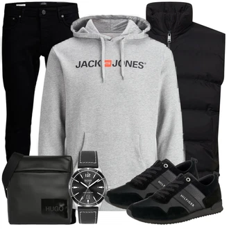 Outfit mit Schwarz weekday "Freizeit Outfit"