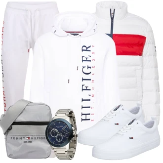 Outfit mit Grau Tommy Hilfiger Underwear "Freizeit Outfit"