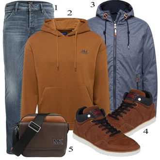 outfit mit Rdeča Čevlj Superga Bullboxer "Praktičen videz"