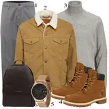 Rjava Denim Jakne outfiti za dame image