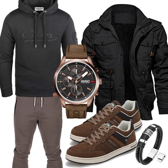 Outfit mit Blau Schmuck "Freizeit Outfit"