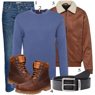 outfit mit Rdeča Superga Panama Jack "Priložnostna oblačila"