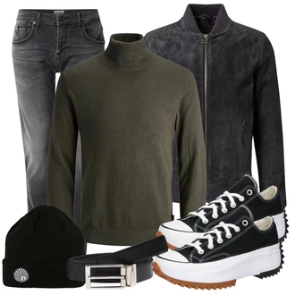 Outfit mit Schwarz Unkategorisiert/Hut Volcom "Freizeit Outfits"