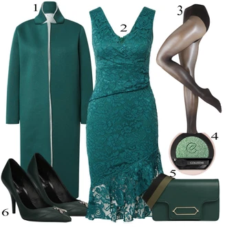 Outfit s Černá Punčocháče Calvin Klein underwear "Večerní Outfit"