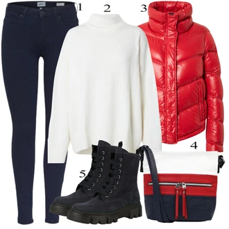 outfit mit Črna Škorenj Gabor "1"