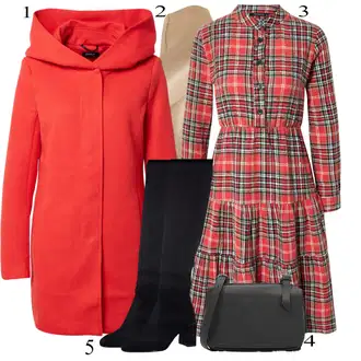 outfit mit Črna Škorenj Tamaris "1"