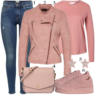 outfit mit Bež Superga Adidas Originals "Oblačila za pomlad"