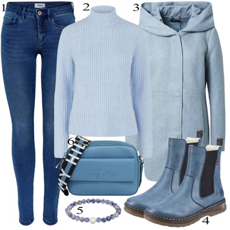 Outfity na zimu s Móda Pro Plnoštíhlou Kabát Only "Ulice Styl Outfit"