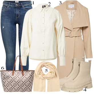 Outfit sa Siva Torba Za Preko Ramena JOOP! "Outfit za zimu"