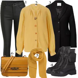 outfit mit Črna Škorenj Tamaris "1"