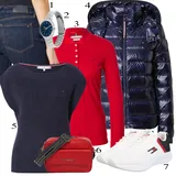 Crne Tommy Hilfiger traper jakne Outfiti image