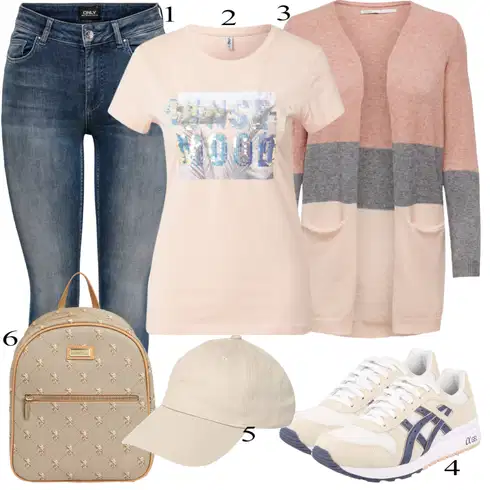 Roza Majice kombinirajte z Bež Touring backpacks U.S. Polo Assn., Roza/Bež/Modra Superga Asics, Roza/Bež/Modra Casual Majice Only, Roza/Bež/Modra Jopice Only, Siva/Modra Kavbojke Only