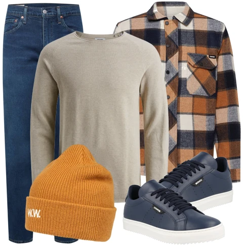 Blau Hose levi's kombinieren