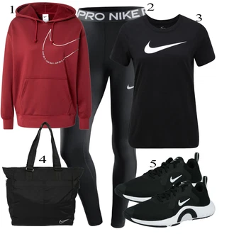 Outfit sa Crna Tenisica Nike "Tvoj otmjeni outfit"
