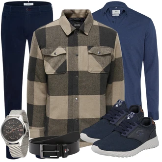 Outfit mit Schwarz Sneaker Tom Tailor "Street Style Outfit"