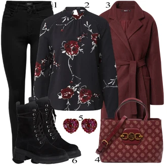 Dlouhé Outfit s Černá/Tmavě modrá Legíny s Podšívkou/Teplé Legíny/Kožená bunda/Neprůhledný Legíny/Sportovní Legína/Formovaná Legína/Bavlněné Legíny/Legíny s Rozparkem/Pletený Legín Only "Elegantní vzhled"