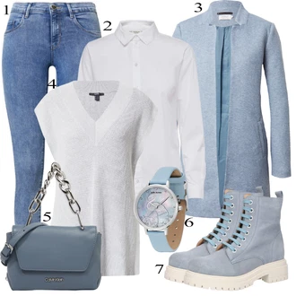 Zimske Outfiti mit Bela Bluza & Tunika JdY "1"