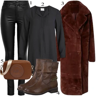 outfit mit Črna Škorenj Tamaris "1"