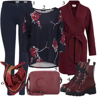 outfit mit Črna Škorenj Tamaris "1"