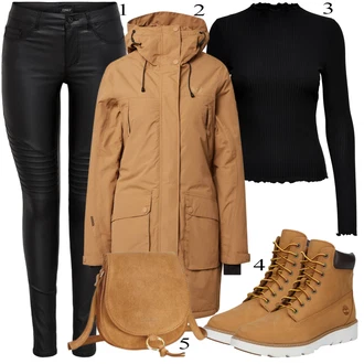 outfit mit Rjava Škorenj Timberland "1"
