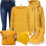 Kombinace Modrých Džínů a Kalhot image