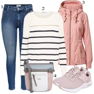 outfit mit Siva Čevlj Superga Nike "1"
