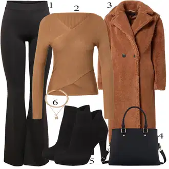 outfit mit Črna Čevlj Tamaris "1"