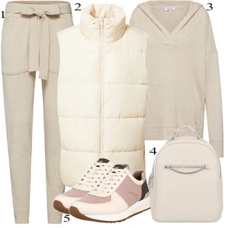 Outfit sa Bijela Tenisica MICHAEL Michael Kors "Savršen za zimu"