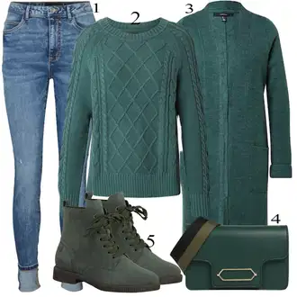 outfit mit Črna Škorenj Tamaris "1"